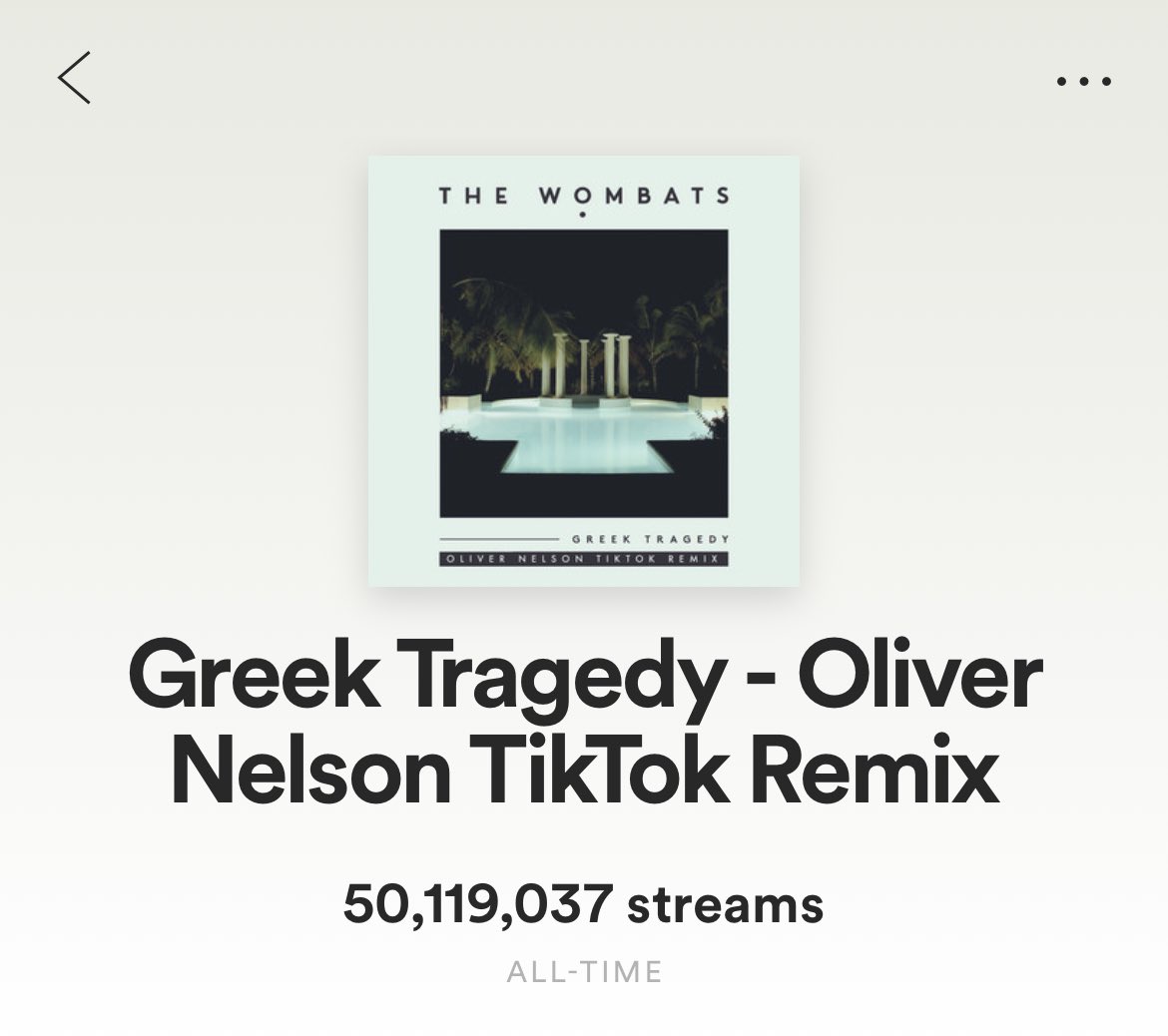 thewombats's tweet photo. 50 MILLION STREAMS! 
That’s a lottt of smashed mics! 😱😱 Thank you 🙏 https://t.co/nXAPWhNGpL