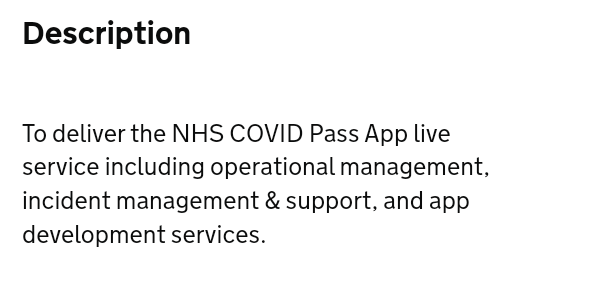 Future_Not_Set's tweet photo. 🚨 BREAKING | An £18m contract awarded to @netcompany_uk from @DHSCgovuk for an #NHS #CovidPass 'live service' incl. op management.

Summary:

✅ £212m for @SercoGroup Test &amp; Trace
✅ £2.46m for the NHS #COVID19 app maintenance

This isn't over yet. 

(Credit: @LutherBurgsvik) https://t.co/0b4UtcJx5L