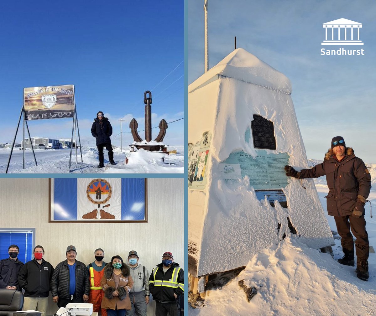 SandhurstLeader's tweet photo. We have finished training in Nunavut for this season and have completed our eighth course. There were certainly many challenges with weather, flight delays, logistics and communications but it has been one of the most rewarding projects that Sandhurst has worked on. https://t.co/rmQMnU0MG3