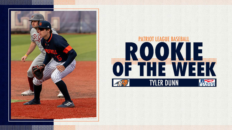 Bucknell Baseball ⚾️ (@bucknell_bb) on Twitter photo Congrats to Tyler Dunn, your <a href="/PatriotLeague/">Patriot League</a> Rookie of the Week!
More: bit.ly/3u7ezXP
#rayBucknell Congrats to Tyler Dunn, your <a href="/PatriotLeague/">Patriot League</a> Rookie of the Week!
More: bit.ly/3u7ezXP
#rayBucknell