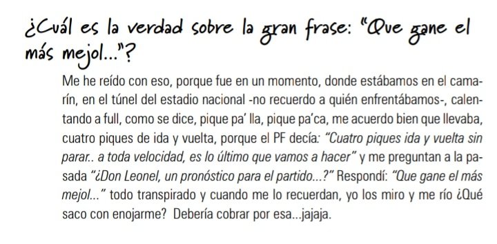 Driver_900's tweet photo. 📍Fuente: Libro. Ceachei, palabra de campeón. Entrevista a Leonel Sánchez 💙 https://t.co/SXlbcWlv1G