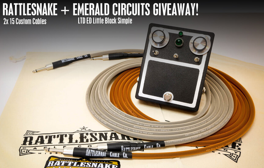 TheTruthMI's tweet photo. @RSnakeCableCo Win Rattlesnake Cable Company - Pair of Custom Cables / Emerald Circuits LTD ED Little Black Simple https://t.co/DjMz0Sj10x https://t.co/sYH6KydbGl