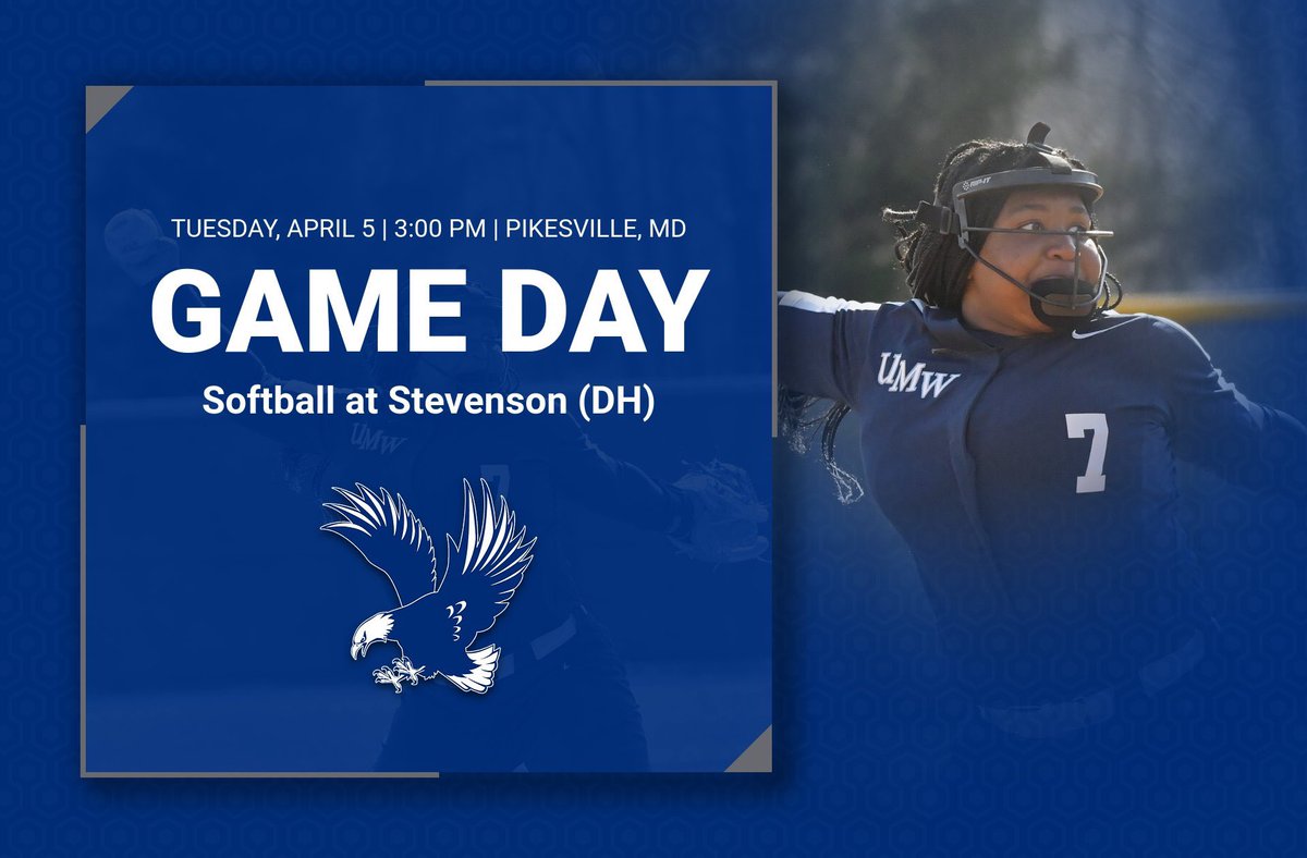 UMW Athletics (@umwathletics) on Twitter photo GAME DAY for <a href="/UMWSoftball/">UMW Softball</a>!
๐ Stevenson
๐ Pikesville, MD
โฐ 3:00 (DH)
๐umweagles.com/sports/sball/2โฆ
GOOD LUCK TEAM! GAME DAY for <a href="/UMWSoftball/">UMW Softball</a>!
๐ Stevenson
๐ Pikesville, MD
โฐ 3:00 (DH)
๐umweagles.com/sports/sball/2โฆ
GOOD LUCK TEAM!