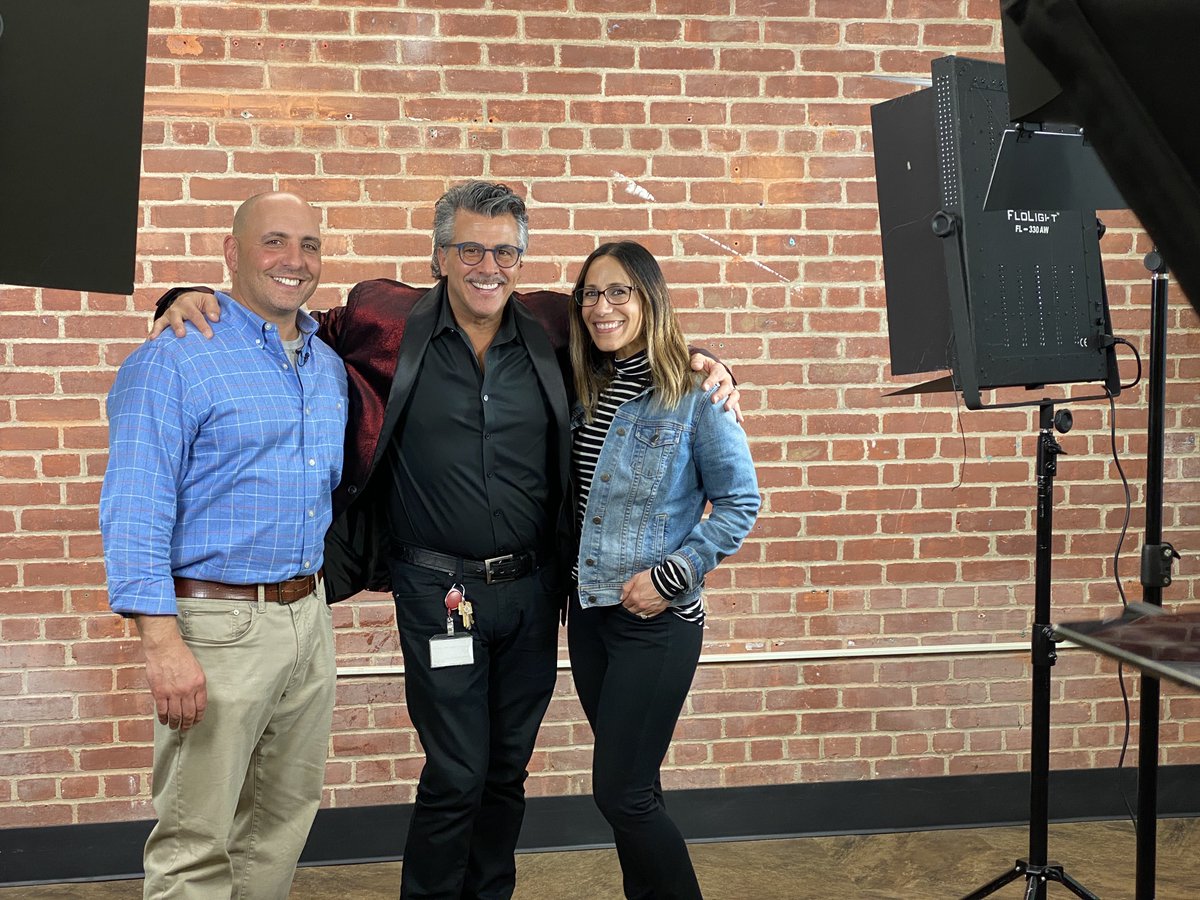 The Terrific Trio, hard at work on set. Shoot 1/3