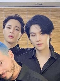 เชี้ยเอ๊ย พูดได้มั้ยคำนั้น หล่อแบบแพ็คคู่ หล่อแบบซื้อ 1 แถม 1 พี่จีมินกับพี่ยุนกิหล่อแบบสังหาร กุตายได้นะแต่กุยังไม่ตายเพราะขอสรรเสริญความหล่อก่อน กราบพ่อด่วน อัญชลี วันทา อภิวาท