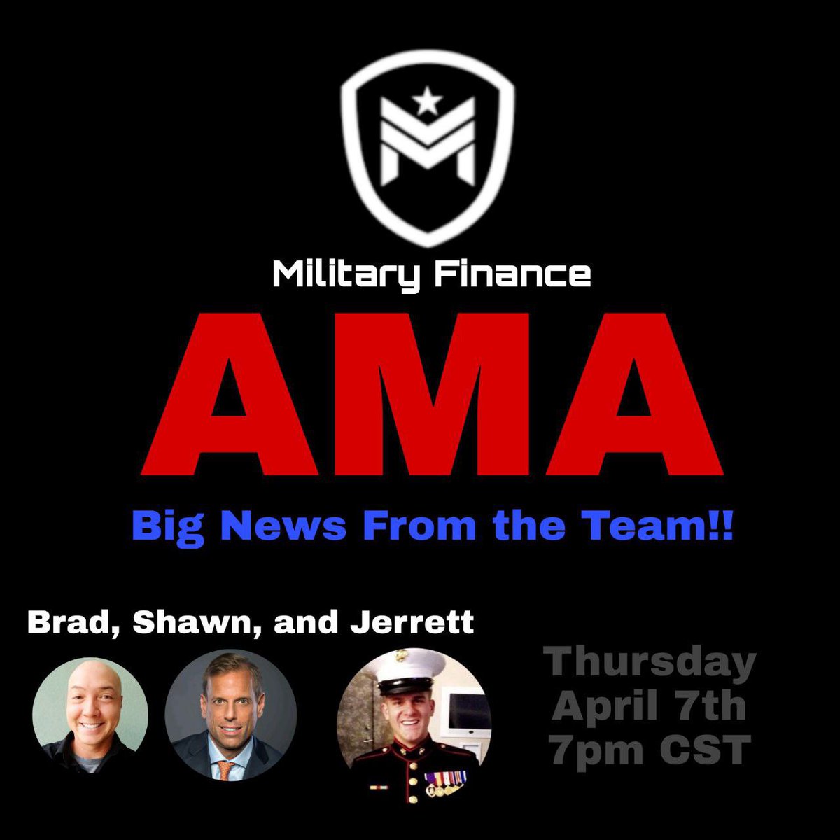 Mil_Finance's tweet photo. 🚨AMA!! BIG UPDATES ON EVERYTHING!�� Launch, Advertising, Partnerships and much more! Please save the date! This is an important one! Will be live streamed on all our platforms 😎#BSC #ETH #launch #cryptocurrency #AMA https://t.co/uOFYLxbdd4