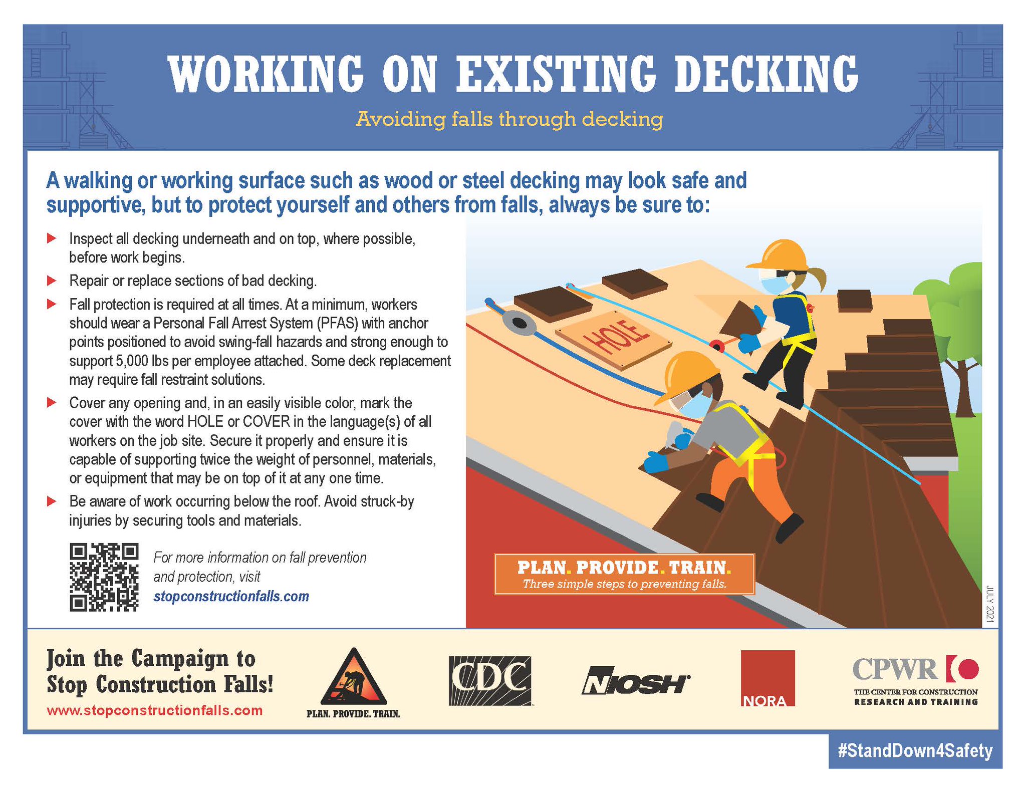 NIOSH on Twitter "Employers Join us for the National Safety Stand