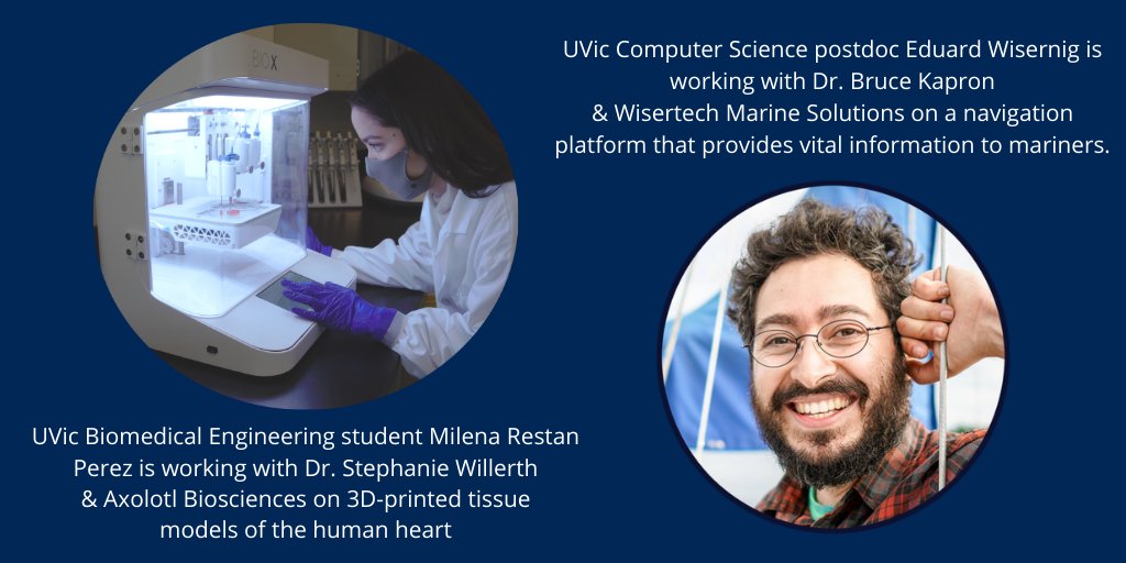 UVicECS's tweet photo. Two #UVicECS teams are among the first to benefit from a new pilot program - from @NSERC_CRSNG &amp; @Lab2MarketCA - which  provides funding &amp; mentorship to test the market viability of new technologies in the critical early stages.

https://t.co/HwFqqw26Qm @UVicResearch https://t.co/0pXQWk7wSq