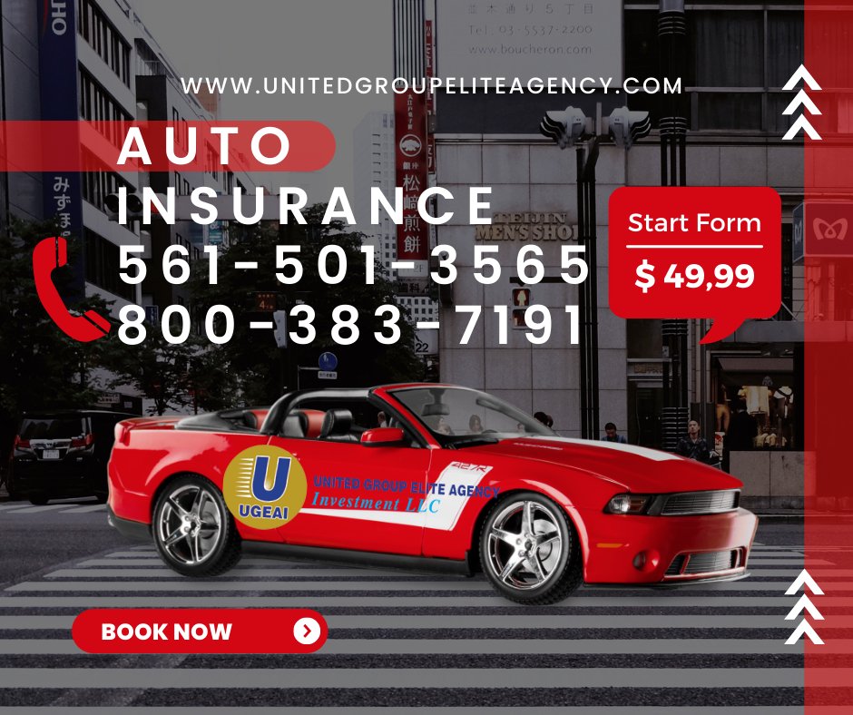 UnitedGroupEli1's tweet image. Get Offers, Policy Options, Rates and More. Start a Free Quote to Save up to $489! Get Cheap Liability or Collision Insurance. New &amp;amp; Student Drivers. Roadside Assistance Deals. Top Insurers in Your Area. #autoinsurance #carinsurance #pipinsurance #liablityinsurance