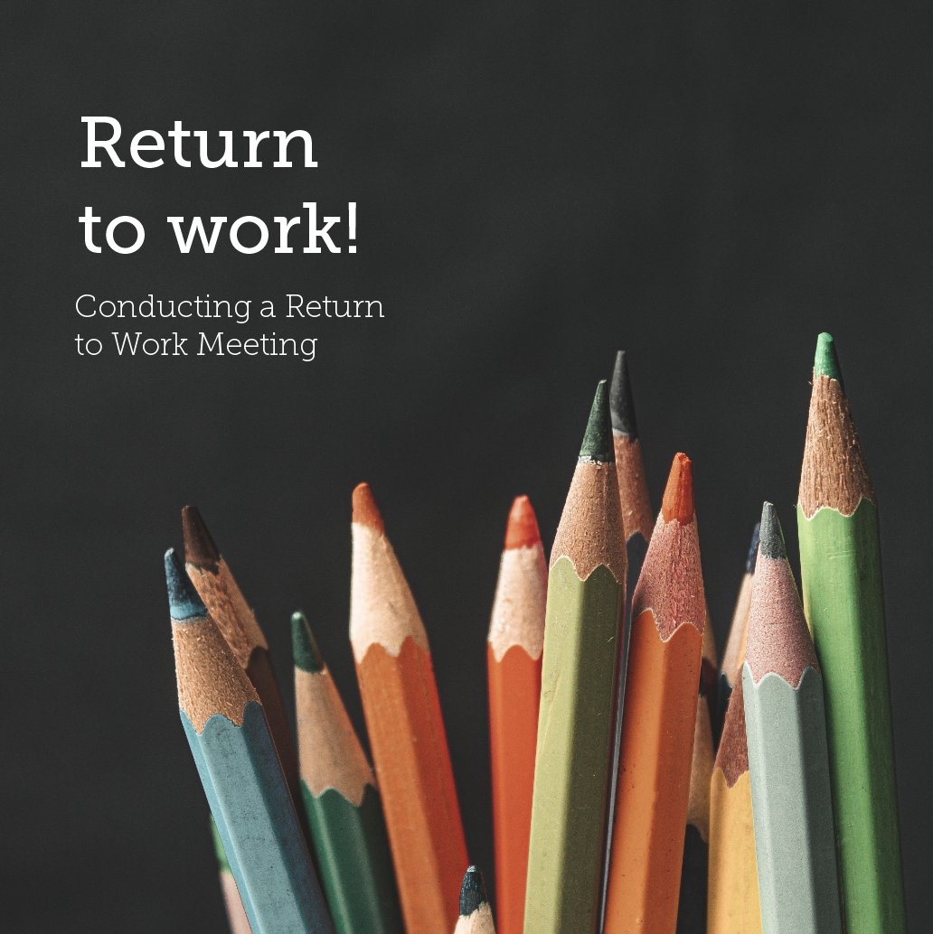 DrivenEmployee's tweet image. Have you seen our latest Spotlight on Conducting a Return to Work Meeting?

Employers have a legal obligation to complete this for returning employees. Check the spotlight to find out more about it:

thedrivenemployee.co.uk/spotlight-on-a…