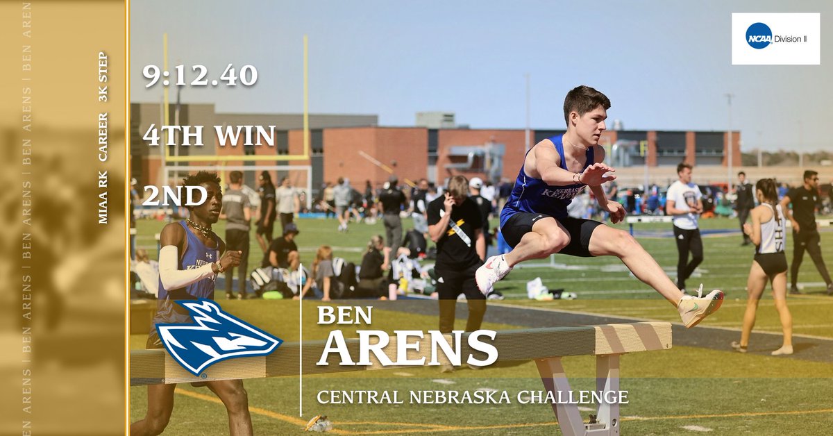 <a href="/ben__arens/">Ben Arens</a> put himself on the national list this last weekend at the Central Nebraska Challenge in the Steeplechase. #irunwiththeherd