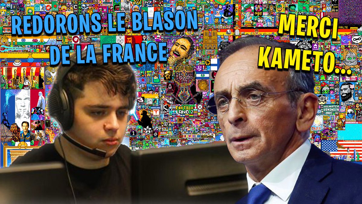 DromadaireYT's tweet photo. Kameto et les Streamers Français répondent à l'appel d'Eric Zemmour pour sauver la France sur Reddit !

https://t.co/DNI7YQqPHp https://t.co/KSTrHgCOzs