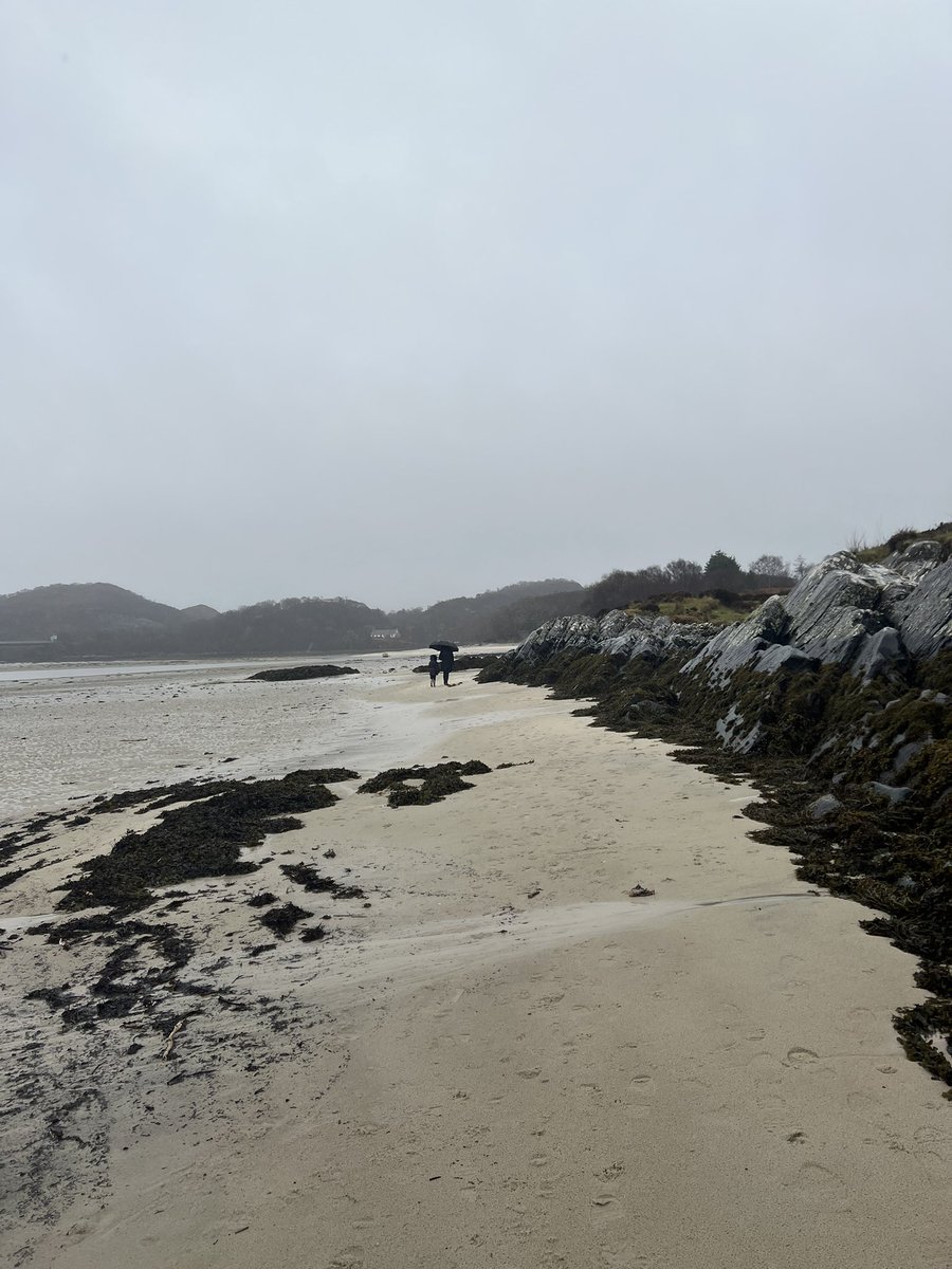 simonjmills79's tweet photo. @WindyWilson88 Horizontal rain on the silver sands #Morar https://t.co/Ce7rlMl8nq