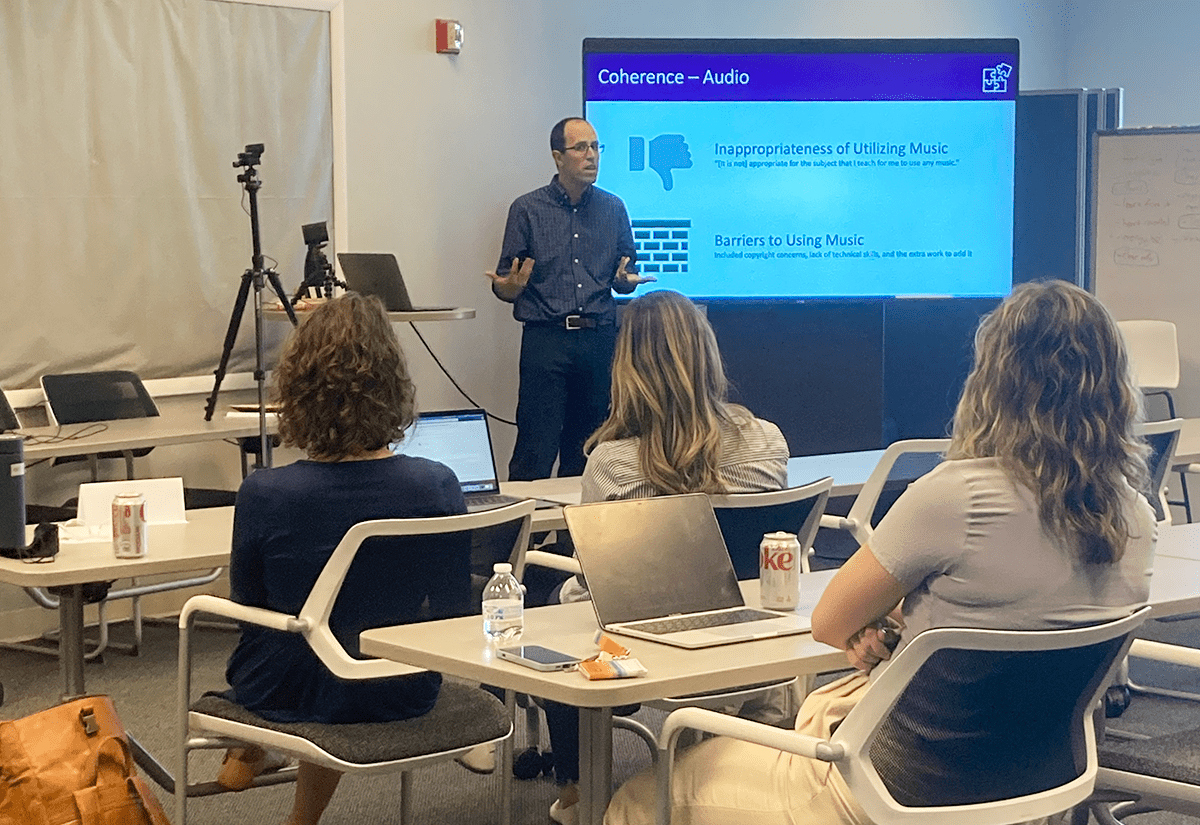 wmstli's tweet photo. Weren't able to join Dr. Tom Pantazes' presentation on "Creating Effective Presentations and Educational Videos Using Strategies from Cognitive Theory"? No problem, it's now available to watch on our website! WATCH NOW: https://t.co/bIoOrZDyP4 https://t.co/TNTINenoSY