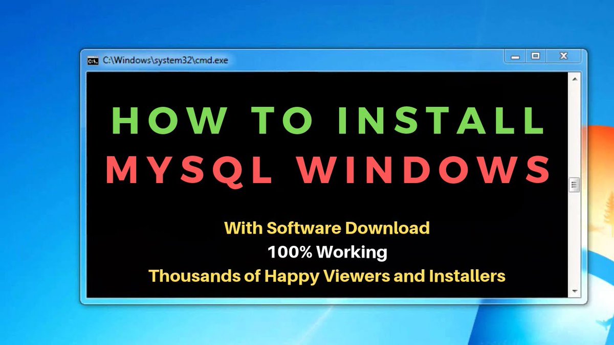 StudyGyaan's tweet image. How to install MySQL on windows-MySQL Comand Line Client ?Click to more information :- youtu.be/qer5_4-_shE

#MySQL #MySQLonwindows #Client #ComandLineClient #StudyGyaan