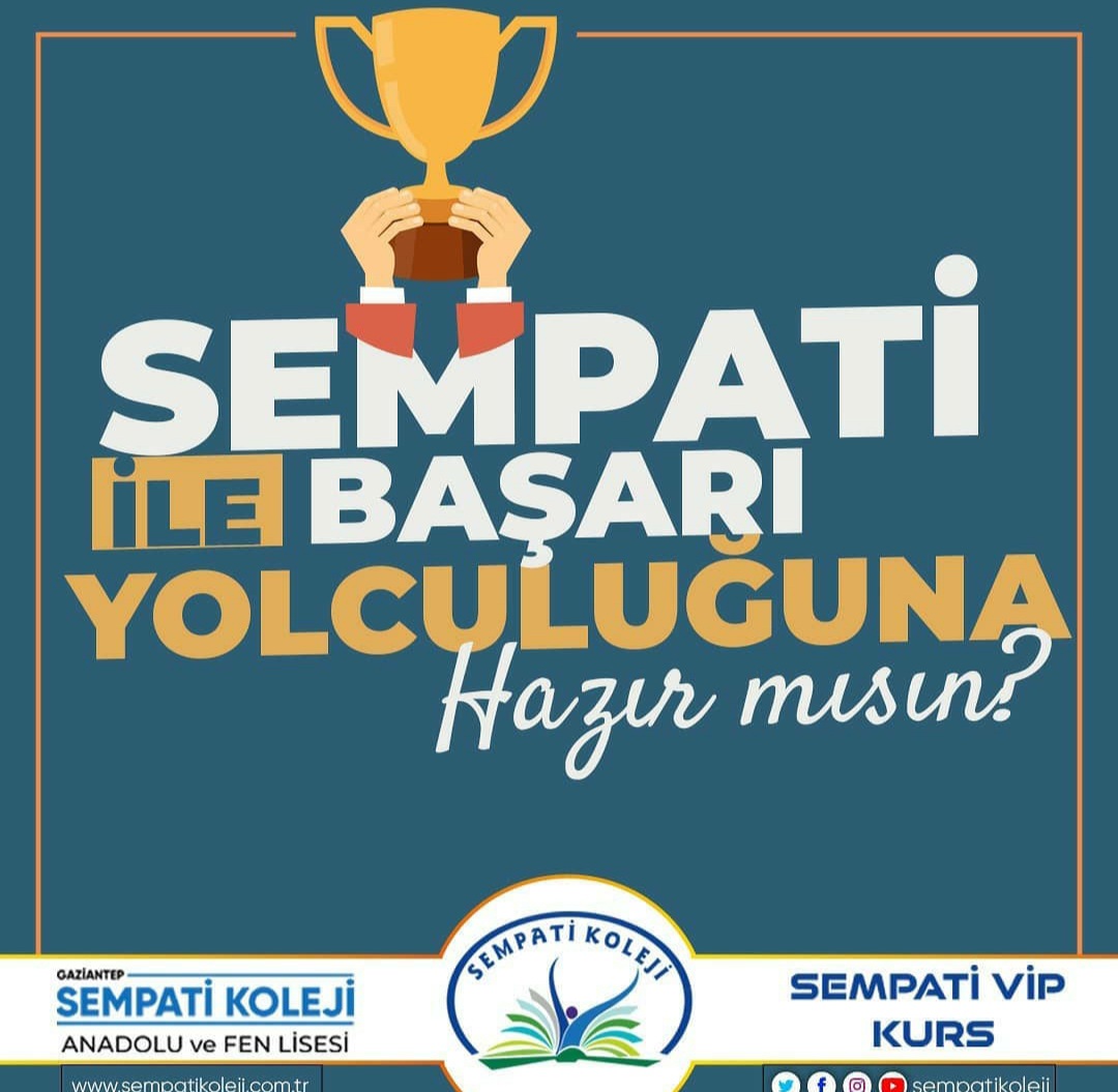Sempati_Vip's tweet photo. Hayallerini erteleme, hedefini belirle ! Sempati'yle çok kolay!

#Sempati #SempatiKoleji #SempatiVip #AnadoluFen #Gaziantep #Türkiye #Emek #İbrahimli #Kurs #Kayıt #Yaz #Kamp #Kaliteli #Eğitim #Öğrenci #Ders #Kayıt #Etüt #bursluluksınavı https://t.co/8XsrdixKfF