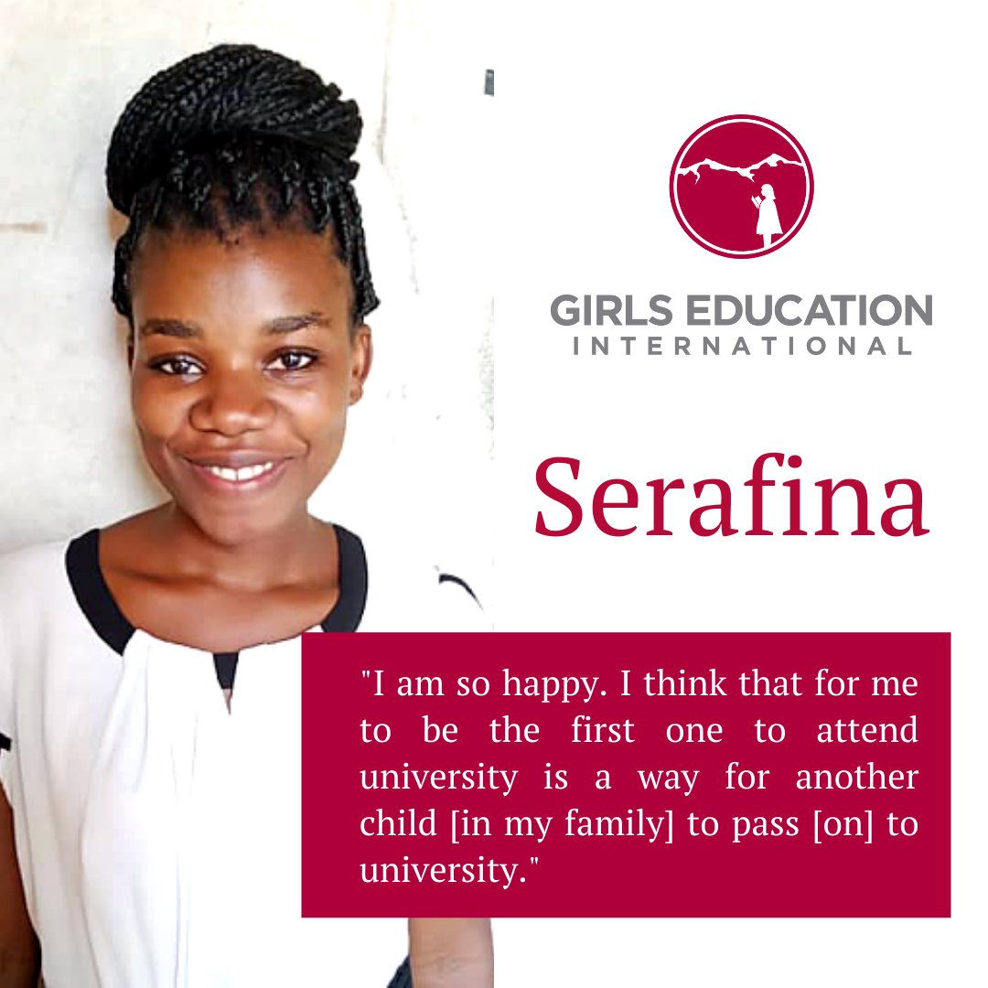Help Serafina go to university! Serafina is a student from Mwandiga village. She is pursuing a Bachelors degree in #Education at the University of Dodoma (UDOM). Her content area focus is Science. To #donate, click here: globalgiving.org/microprojects/…