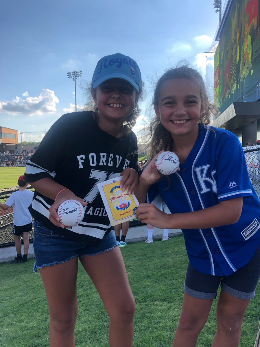 From the <a href="/nwanaturals/">Northwest Arkansas Naturals</a> to the <a href="/Royals/">Kansas City Royals</a>, these girls are PUMPED to see their boy <a href="/BwittJr/">Bobby Witt Jr</a> play at Kauffman this summer. When can we get some Witt Jr jerseys already, Royals?! #TogetherRoyal #twomoredays