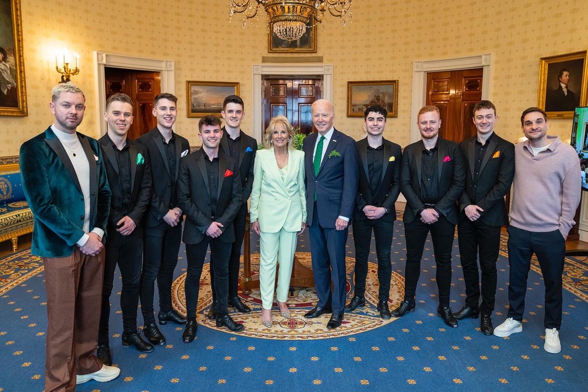 gregodonoghue's tweet photo. Very grateful to have been given the opportunity to showcase @_cairde and Irish talent to President Biden and First Lady Jill Biden a couple of weeks ago. Very proud of our team 🇺🇸🇮🇪 https://t.co/Rj1JPKX8bP