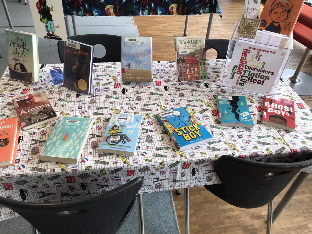 DuZakir's tweet image. Redesigning our book display @ICS_School library…better display more circulation! #SpringintoReading