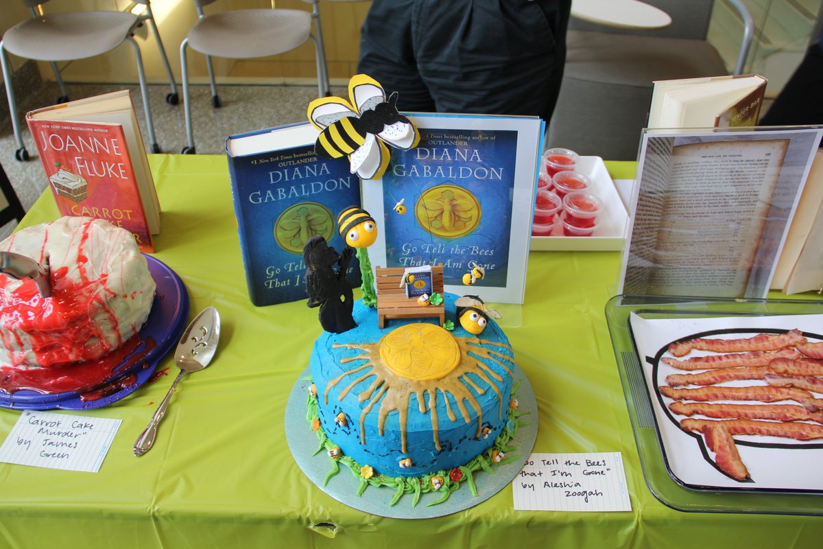 Xavier_Library's tweet photo. Congrats winners of our 2022 Edible Books, celebrating #NationalLibraryWeek. Best in Show: @ZoogahAleshia
(Institutional Diversity &amp; Inclusion) - Most Creative Interpretation: @Leslie_Ras (@XUCommDept) - Best Student Entry: Grace Sunderman (#XU2024) https://t.co/k9eIFlNVRg https://t.co/qGR2sUEVxC