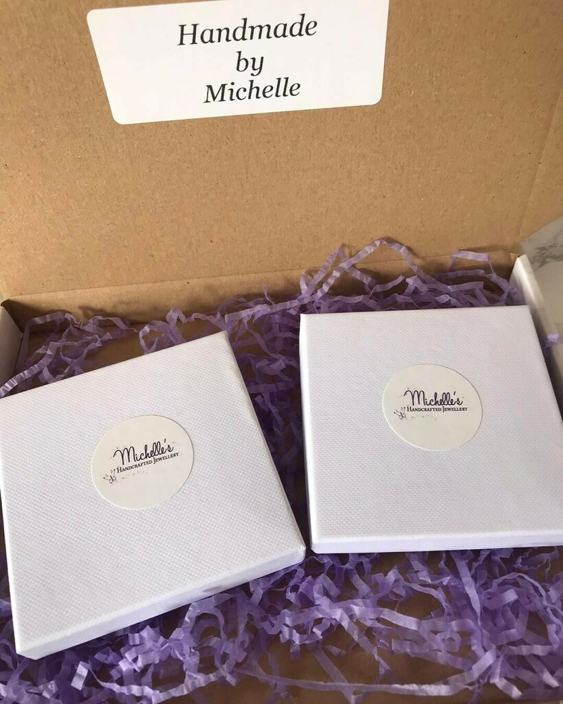 A pair of personalised christening are packed and ready to be posted. I love packing orders and this picture reminds me, that I need to order some more shredded paper. I never really used shredded paper  before, but it is perfect for filling up the posta… instagr.am/p/Cb-hRDEqz5Y/