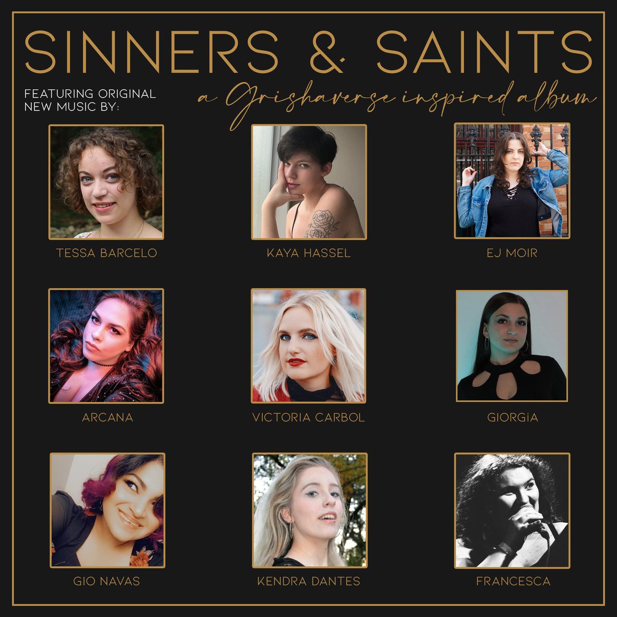 BookishSongs's tweet photo. TITLE REVEAL! This summer, our Grishaverse inspired album "Sinners &amp; Saints" will be available! Featuring some of your favorite bookish songwriters!
Make sure to follow us to stay updated! 
#shadowandbone #grisha #sixofcrows https://t.co/nf53guwjIK