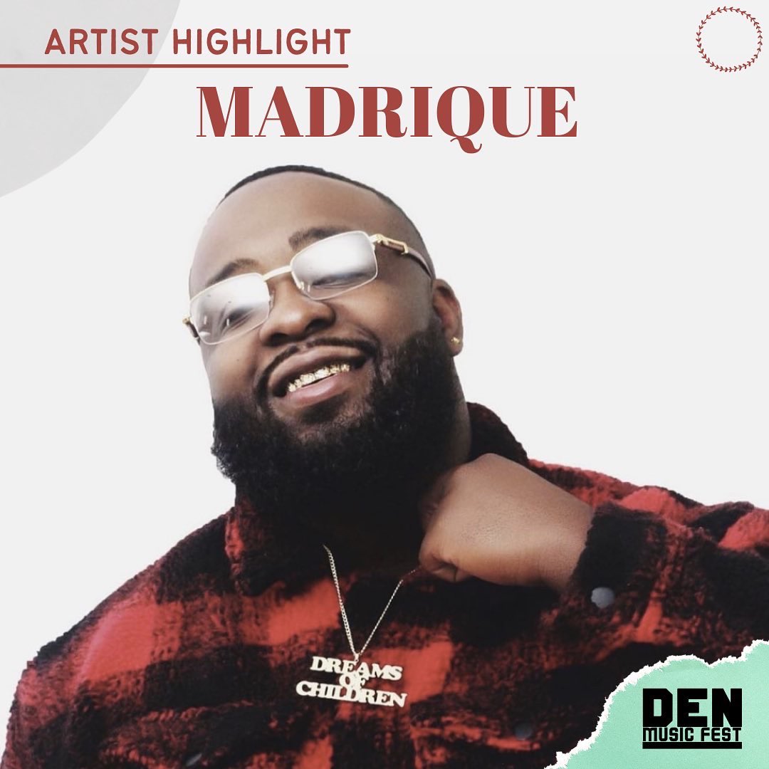 MadriqueSanders's tweet photo. I will be LIVE 4.20.22 on @YouTube for @denmusicfest #densessions 

FREE TICKETS 
https://t.co/kxwGyJ0oLF https://t.co/bHbKnQaQOD