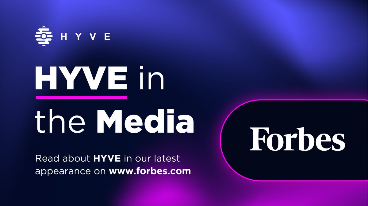 Excited to tell you that HYVE just appeared in "5 Leaders Leveraging The Power Of Web 3 To Build The Future" article <a href="/Forbes/">Forbes</a> 

Read more about it on "Finding Talent to Build Web 3" section: tinyurl.com/2mfmvyh4 🐝