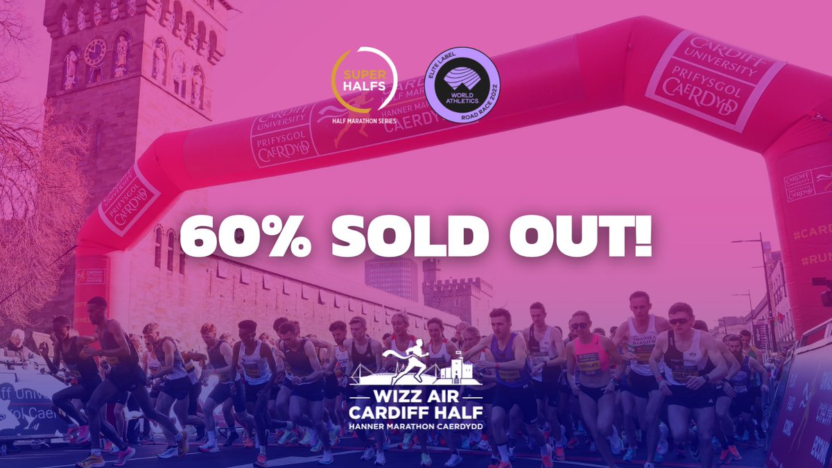 CardiffHalf's tweet photo. Don't leave it too late to get involved, the race is expected to sell out faster than ever before!

Register today https://t.co/3Sq4ZdxCul https://t.co/CTzREBHxKL