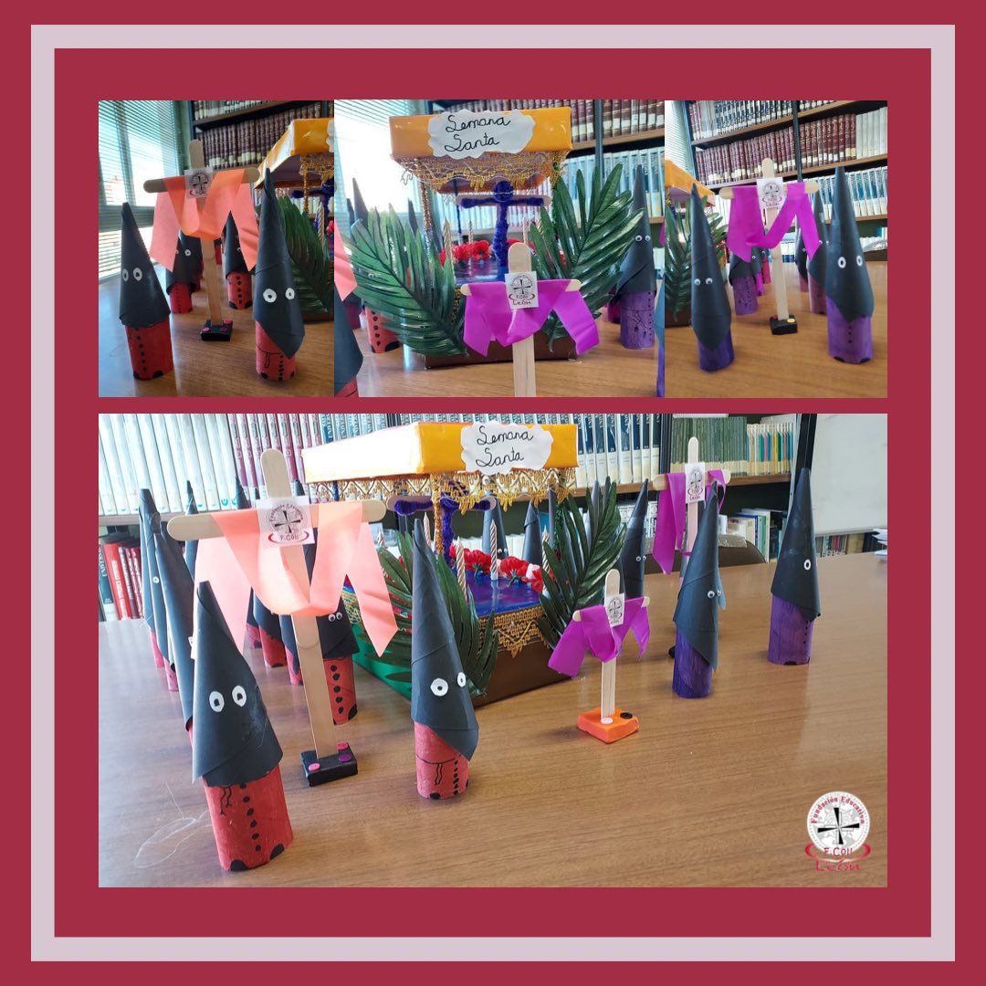 ✝️Los alumnos de 1.° de la eso han realizado en tecnología un homenaje a la Semana Santa, representando su propia procesión. Los ingredientes han sido su creatividad y materiales reciclados.

#semanasanta #leonesp #fefcleon
