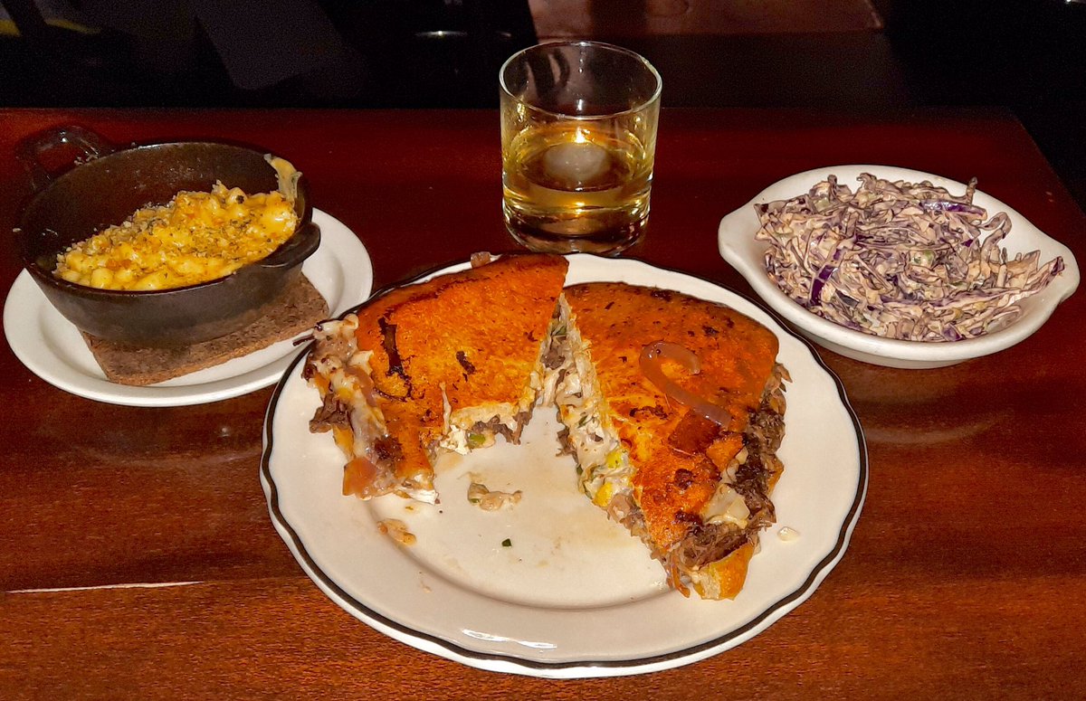 <a href="/postandbeamLA/">Post & Beam</a> has one of L.A.’s top sandwiches. Braised oxtail grilled cheese on ciabatta, w/smoked mozzarella &amp; onion chutney. It’s delicious &amp; hard to not order every time, despite other menu faves. Side of cole slaw + mac’n’cheese, washed down with Casa Del Sol anejo.