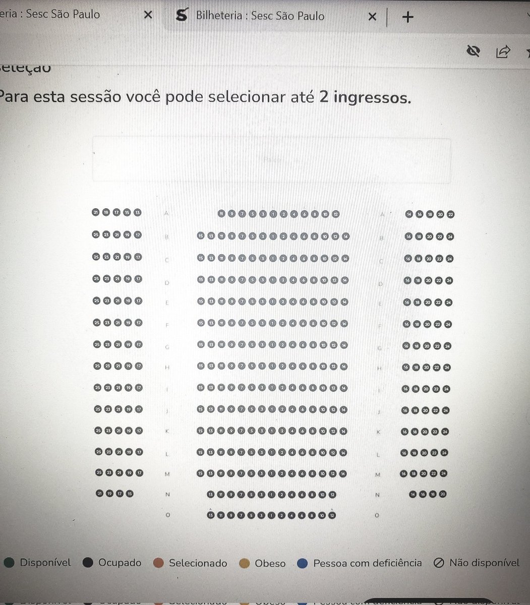 Leo_afernandes's tweet photo. Minha meta é um dia conseguir comprar um ingresso no site do Sesc SP.
@emicida, não será dessa vez mano! 😭 #Amarelou https://t.co/wUmAcjv68f