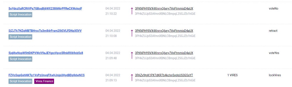 this is gold hahaha

<a href="/AlamedaTrabucco/">Sam Trabucco</a> with the on-chain troll, kudos to you sir

wavesexplorer.com/address/3PHkZU…