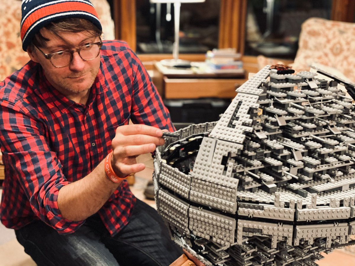 Sorry I have not tweeted for a year. Have been busy attempting to build a Death Star out of Lego. #StarWars #Lego