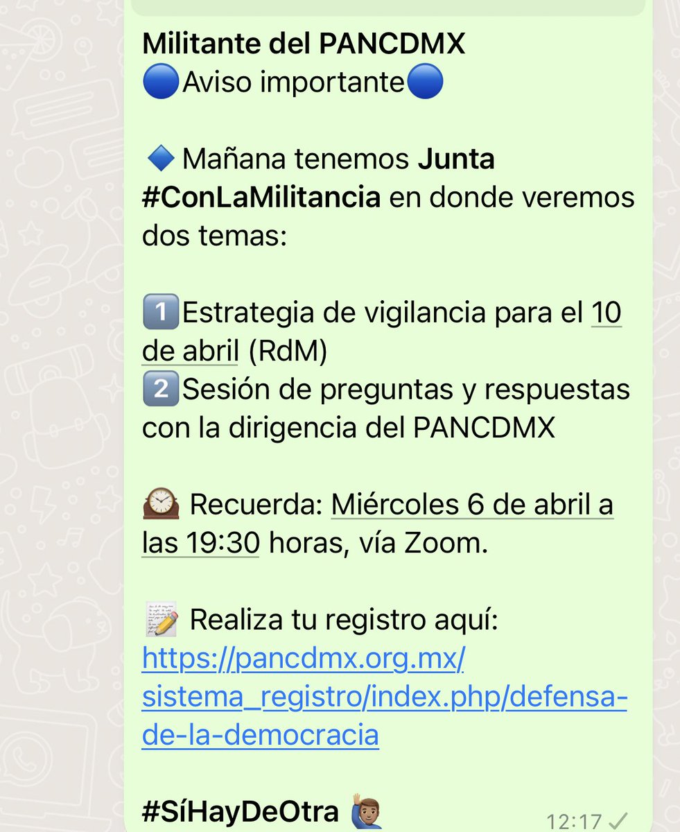 <a href="/JorgeRoHe/">Jorge Romero Herrera</a> y <a href="/AAtaydeR/">Andrés Atayde</a> debo entender que el domingo el <a href="/PAN_CDMX/">PAN Ciudad de México</a> saboteará la #RevocacióndeMandato a qué se refieren con vigilantes? Usarán a <a href="/BlindarBJ/">Blindar BJ 360</a> y <a href="/BlindarMH/">Blindar MH</a> para disuadir la participación?