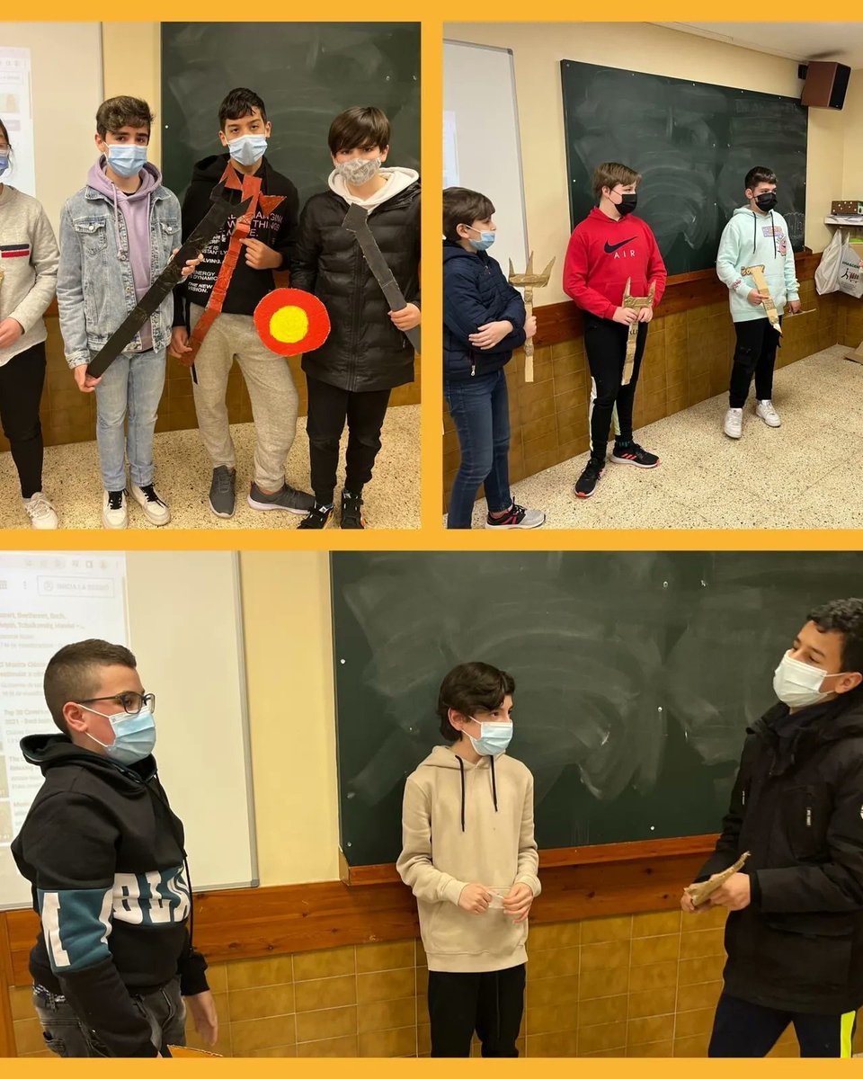 SantJosepReus's tweet photo. Tragèdia o comèdia a 1r #esosantjosepreus.
#escolaactiva #SantJosepReus #Escolaconcertada #unitsxtransformar🌎 #ReusAl💜 https://t.co/8ZBdJfvZFS