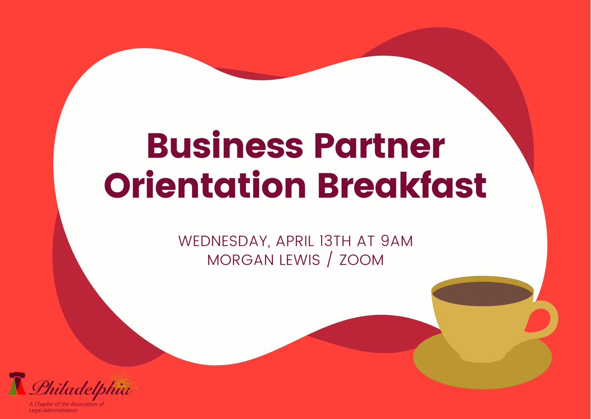 Business Partners! Don't forget to register for April 13th's orientation. Register here: alap.memberclicks.net/bporientation2…