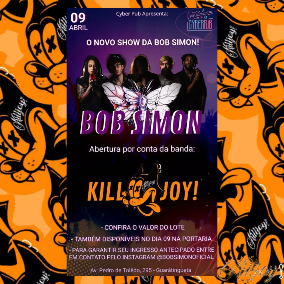 killjoy_br's tweet image. VAMO ESTREAR EM GRANDE ESTILO COM NÓIS?! Dia 9 de abril vai rolar caos no cyber pub em Guaratinguetá e você vai ser muito otário se você não estiver lá. O rolê começa cedo ein, 18:00  horas. NOS VEMOS LÁ 🔥🔥🔥