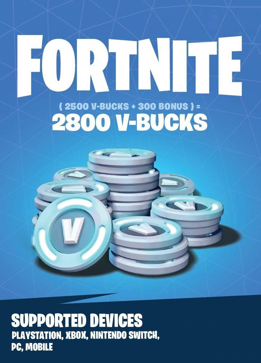 2.800 Vbucks Giveaway (Ends in 24hrs) 

-Rt ♻️
-Follow me with notis on 🔔