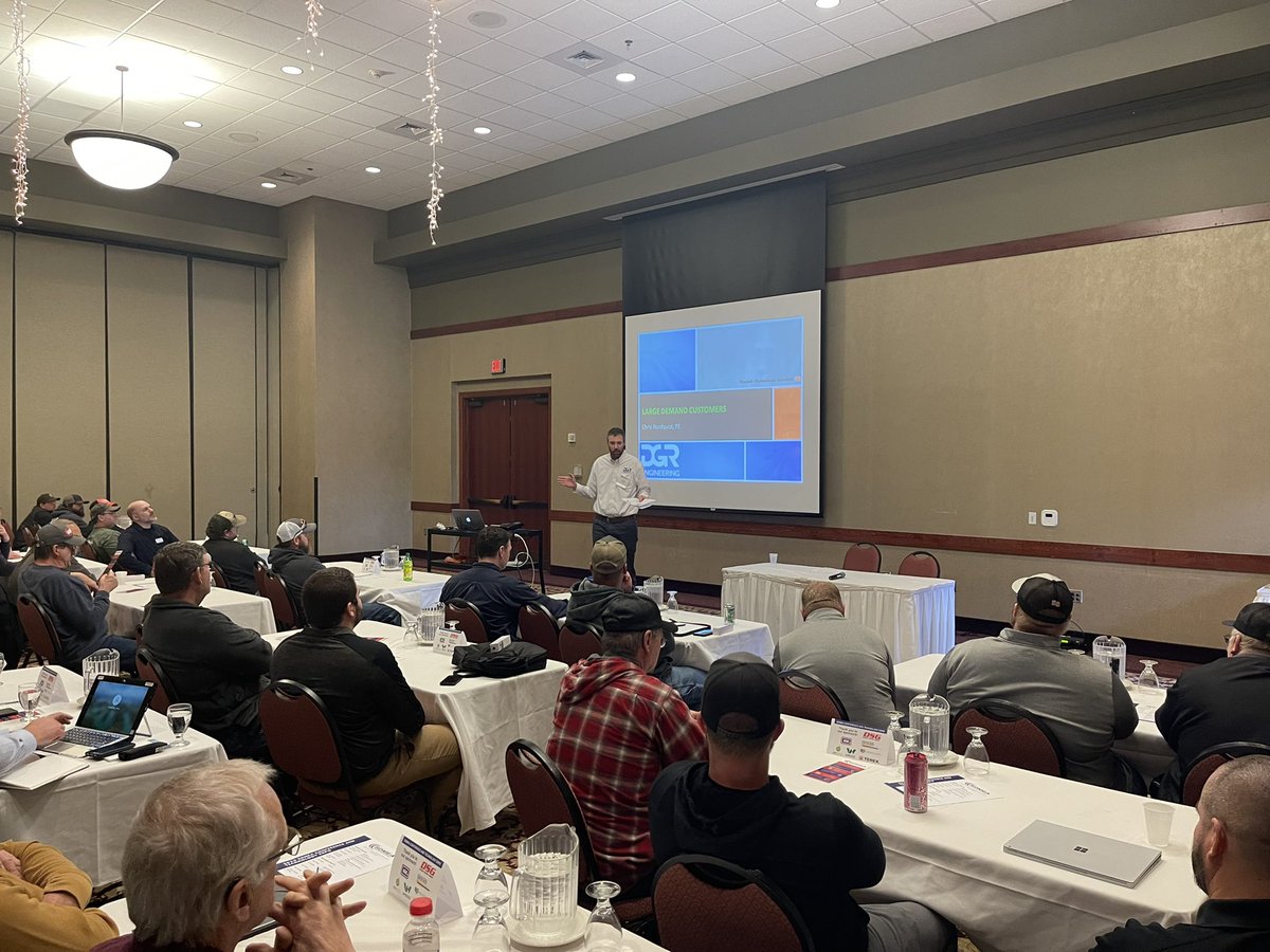 SDMuniElectric's tweet photo. Chris Nordquist from DGR is opening our SDMEA Annual Conference in Watertown today! #publicpower #sdmea https://t.co/KwtygWNzXo