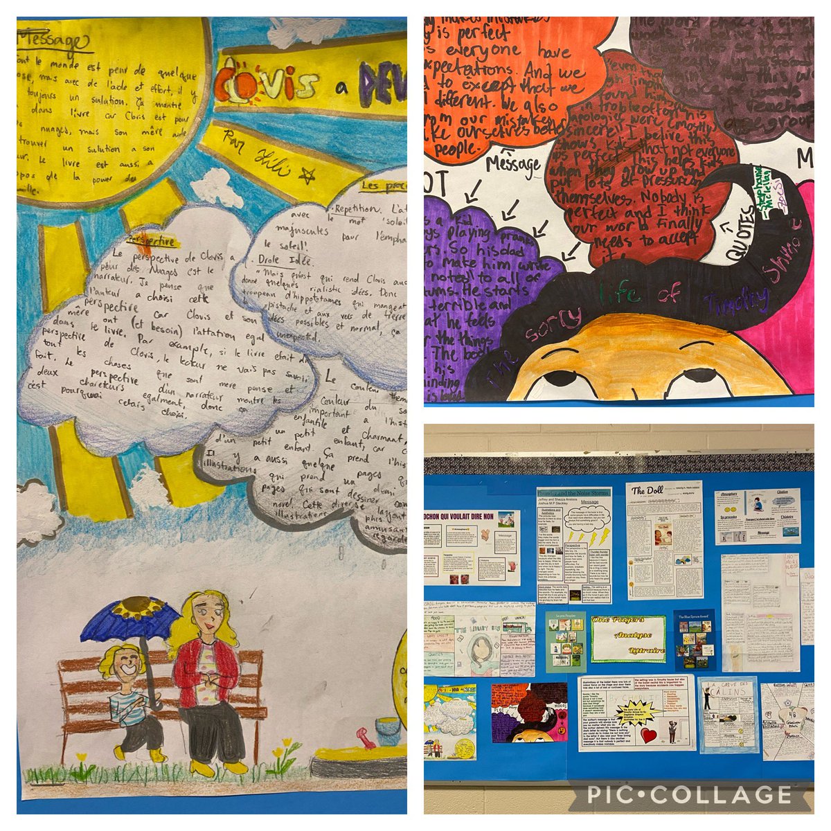 L’analyse des livres <a href="/ForestofReading/">Forest of Reading</a> one-pagers turned out beautifully #picturebooksforallages @teiakivistik <a href="/BetsyPotash/">Betsy Potash</a> @JRHenPS_LDSB