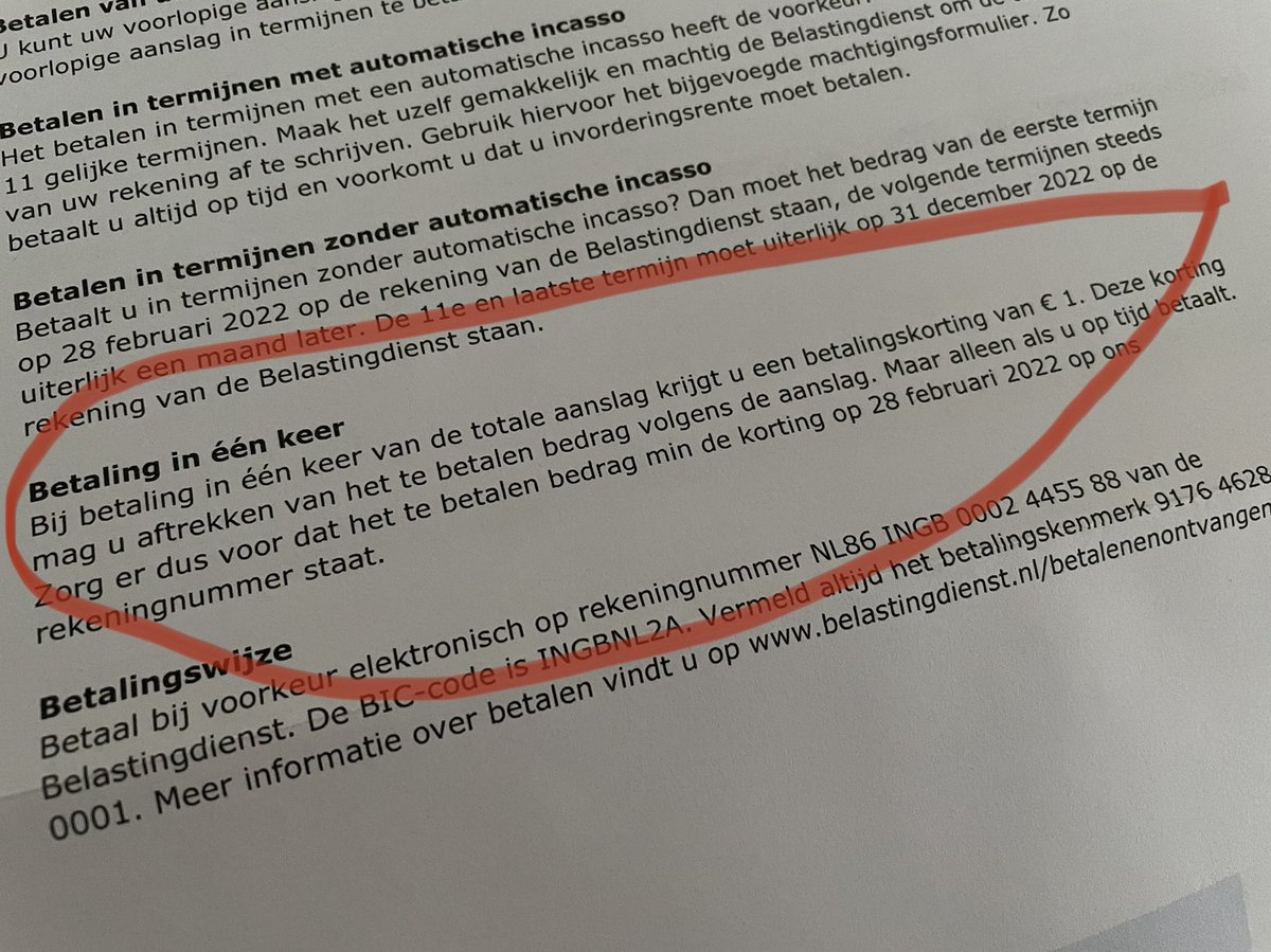 Gulle types toch, bij de Belastingdienst. €1 korting. Das vandaag de dag al gauw 3 druppels diesel aan de pomp.