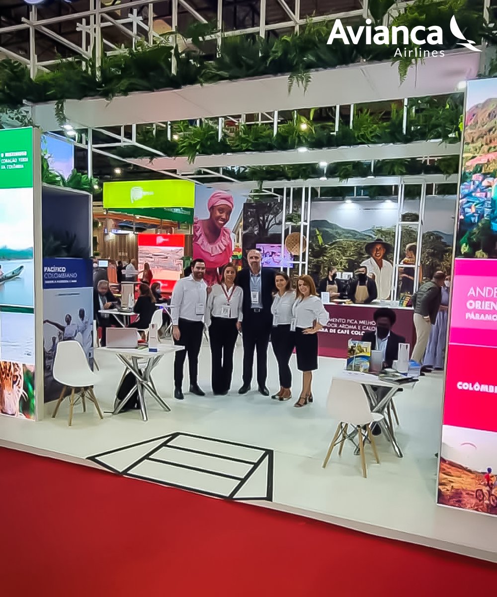 aviancasam's tweet photo. #Brasil: A partir de hoje estamos na feira de turismo WTM Latin America! ✈️🤝 Chegamos com novas rotas, cadeiras para todos e mais benefícios para viajar de e para o Brasil. 🇧🇷 https://t.co/69hnldh0ns