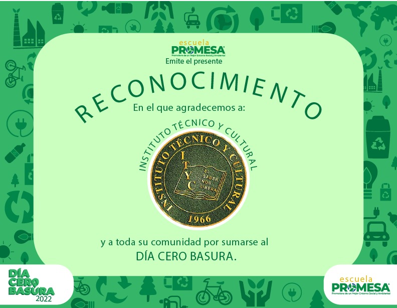 ityc_oficial's tweet photo. Gracias a toda la #ComunidadITYC por su valiosa colaboración.
Recuerda que:
Rechazar, reducir, reciclar y reusar es un estilo de vida ITYC. ♻️🌳🌎
#SeComunITYC #ElSaberNosLibera #DíaCeroBasura #DCB22 https://t.co/3aFhTgkOaH