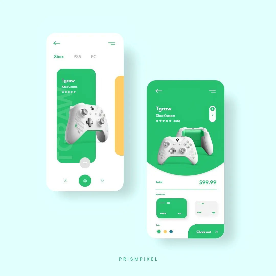 prism_pixel's tweet photo. Custom Controller App UI Concept. Check it out guys. Need something to be designed? Feel free to get in touch. 

@TwitterRetweets @DesignRetweets #uiux #appdesign #app #gamer https://t.co/CmDj94RHKx