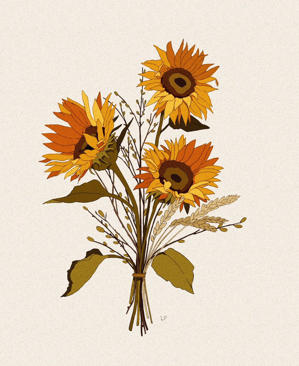 「All sunflowers 」|Libbyのイラスト