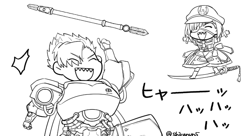 楽しそうな森きょうだい描いた☺️ 