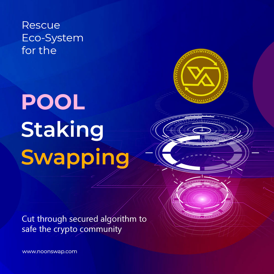 noonswap's tweet photo. Our Pre-defined dedicated strategies are made to provide users with frequent and bonus oriented rewards in Staking Pools

https://t.co/kIf0JXGdqi
https://t.co/Nn4PmnoUuQ
Visit: https://t.co/iSPXqg5D2k

#Noonswap #SwapExchange #Dexprotocols #BSC  #Etherum  #Noonx #NoonDex https://t.co/YTVjXjEoGn