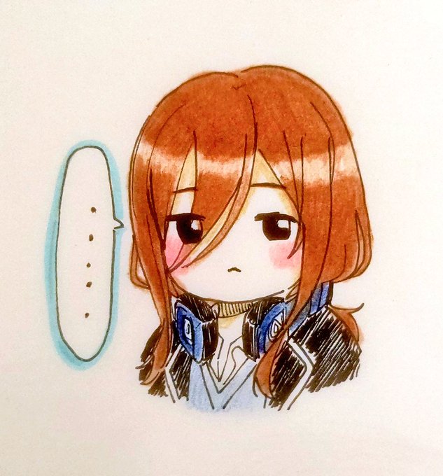 春🌸さんがTwitterに投稿した中野三玖(五等分の花嫁)のイラスト。